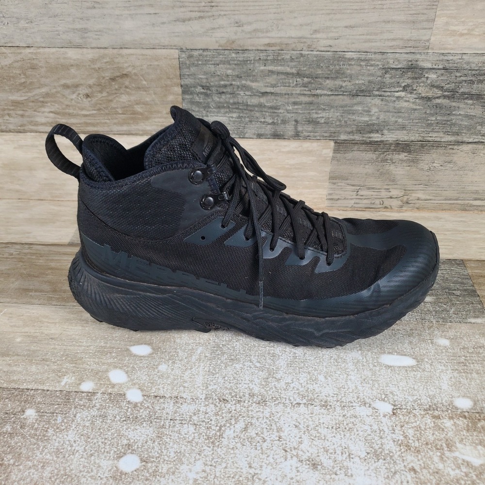 Merrell Agility Peak 5 Tactical Mid GTX Mens Work Boots Sz 9 Black Waterproof